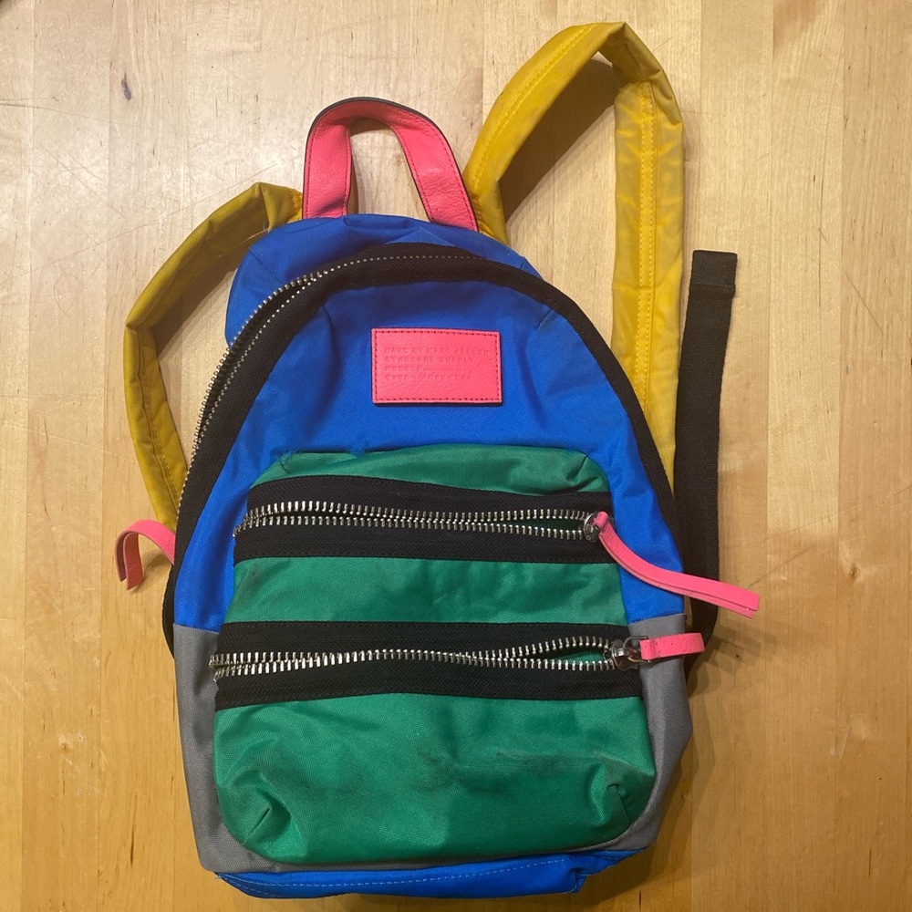 Marc by Marc Jacobs Rainbow Neon Backpack